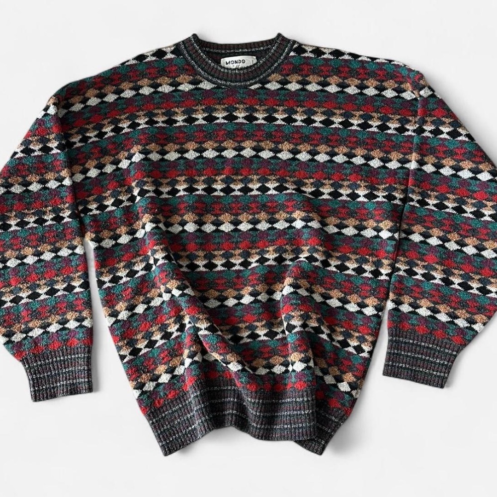 VINTAGE Mondo di Marco Wool-Blend Chunky Knit Sweater Made in Italy